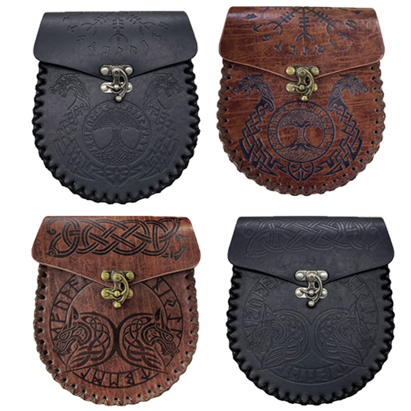 Women Electronic Accessories - Medieval Viking Money Pouch Bag Cosplay