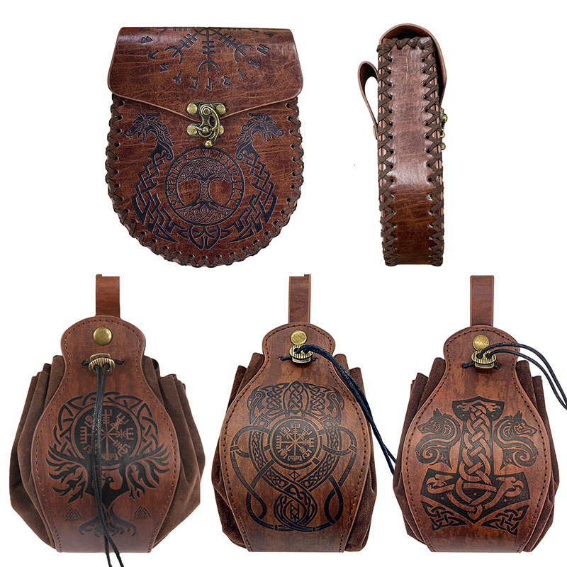 Women Electronic Accessories - Men's Vintage Medieval Viking Belt Bag