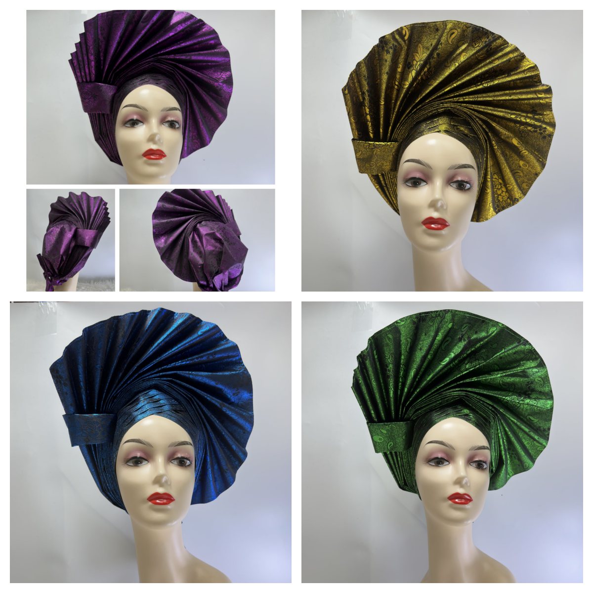 Women'S African Accessories - African Sego Headtie Scarf High Quality