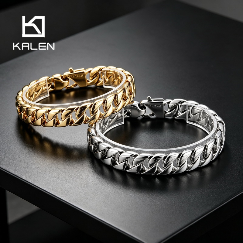 Women Accessories Bd - Kalen 12mm Trendy Shiny 316L Stainless