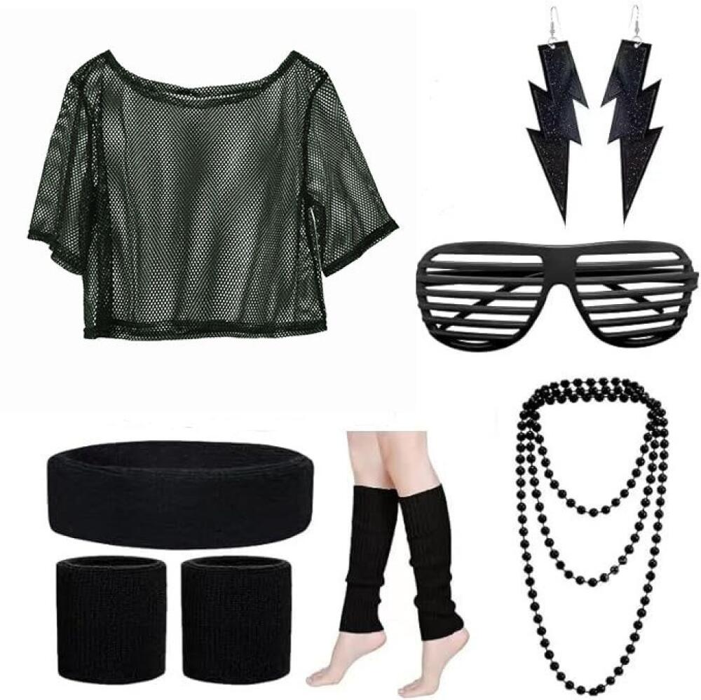 80S Disco Party Outfit Set for - Women'S Accessories In The 80S review and price