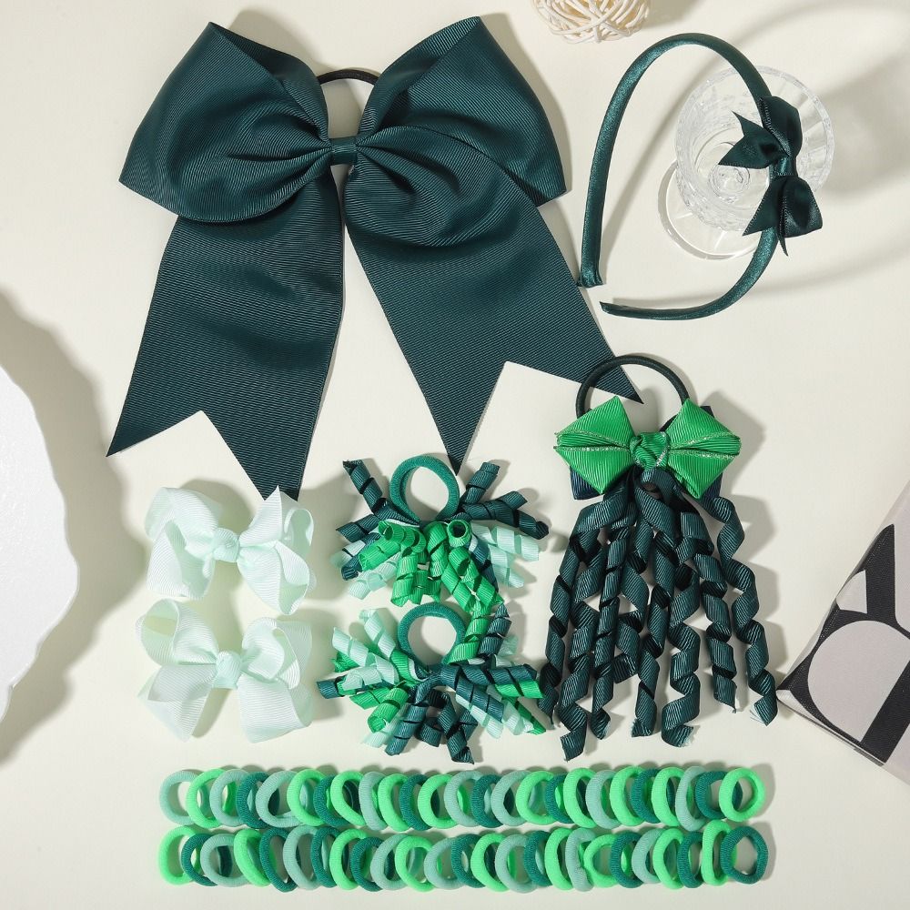57Pcs/lot Fashion Sweet Satin  - Scrunchie Satin Set review and price
