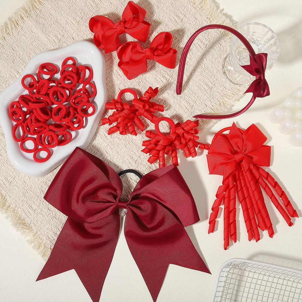57Pcs/lot Fashion Sweet Satin  - Scrunchie Satin Set review and price