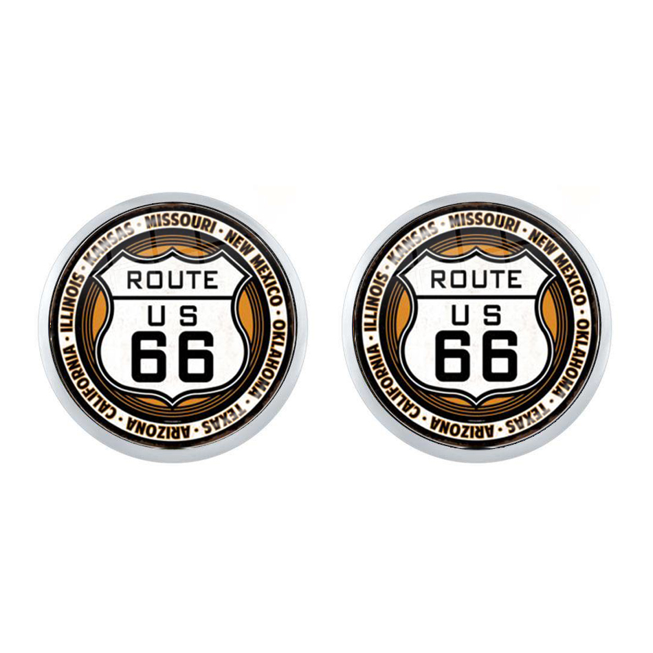 New Route US 66 Earrings 12mm  - Women Accessories Usa review and price