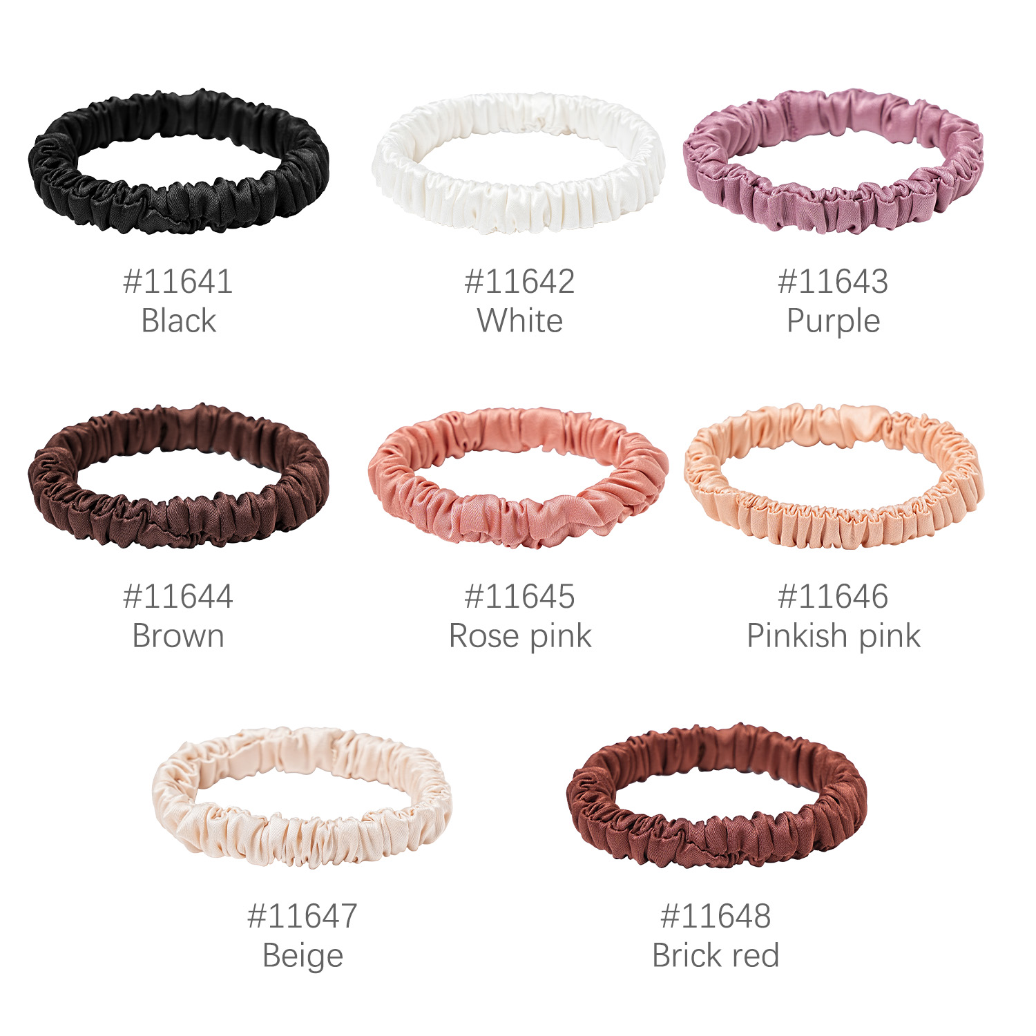 8PCS/Set 100% Pure Mulberry Si - Scrunchie Satin Set review and price