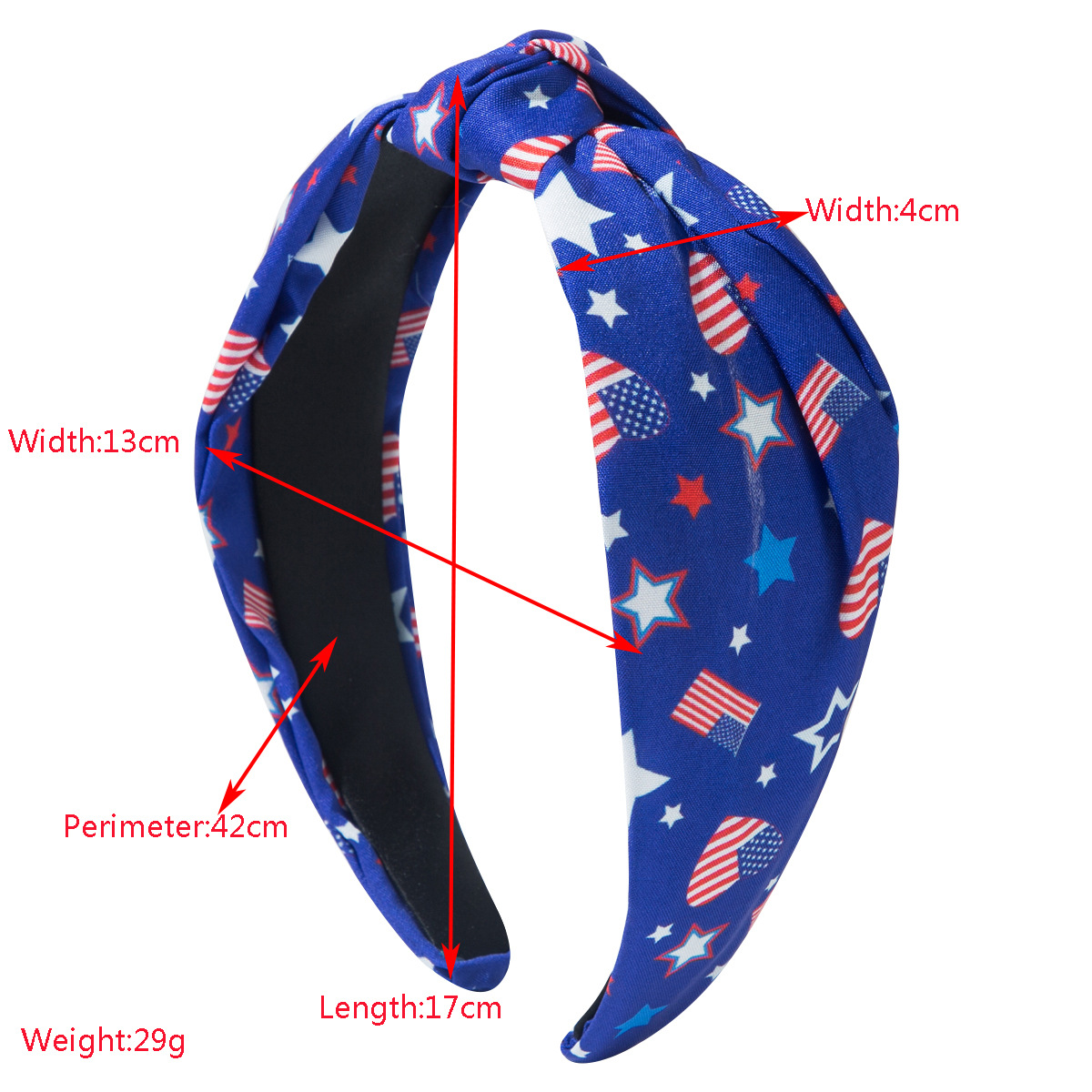 Patriotic Star Heart Knotted H - Women Accessories Usa review and price