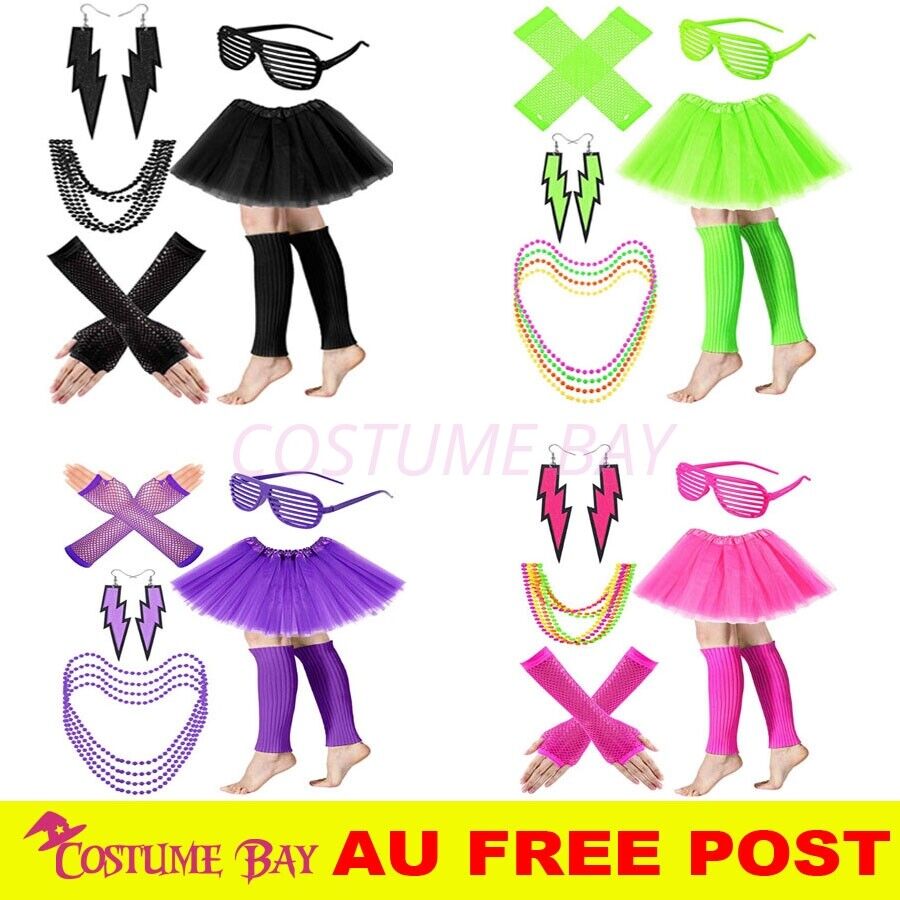 PESENAR Womens Neon 80s Tutu S - Women'S Accessories In The 80S review and price