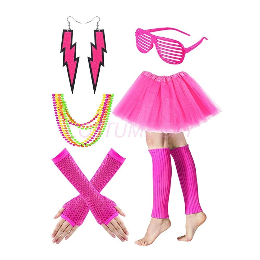 PESENAR Womens Neon 80s Tutu S - Women'S Accessories In The 80S review and price