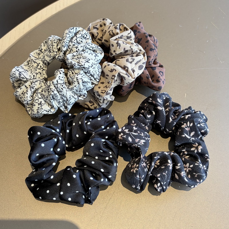 2pcs/set Small Dot Hair Scrunc - Scrunchie Satin Set review and price