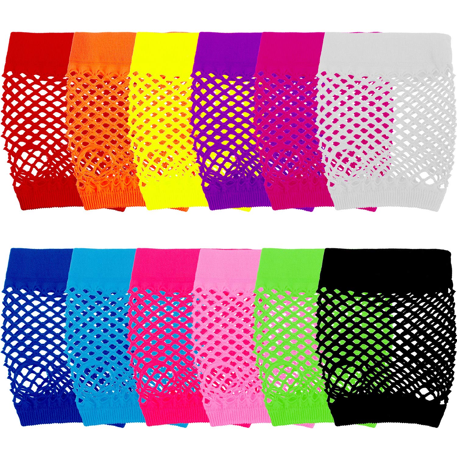 24 Pairs Fingerless Fishnet Ne - Women'S Accessories In The 80S review and price