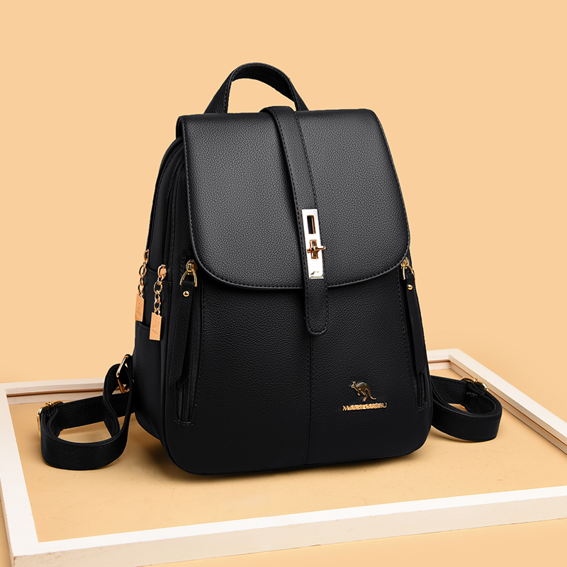 Luxury Women Leather Backpacks - Women Electronic Accessories review and price