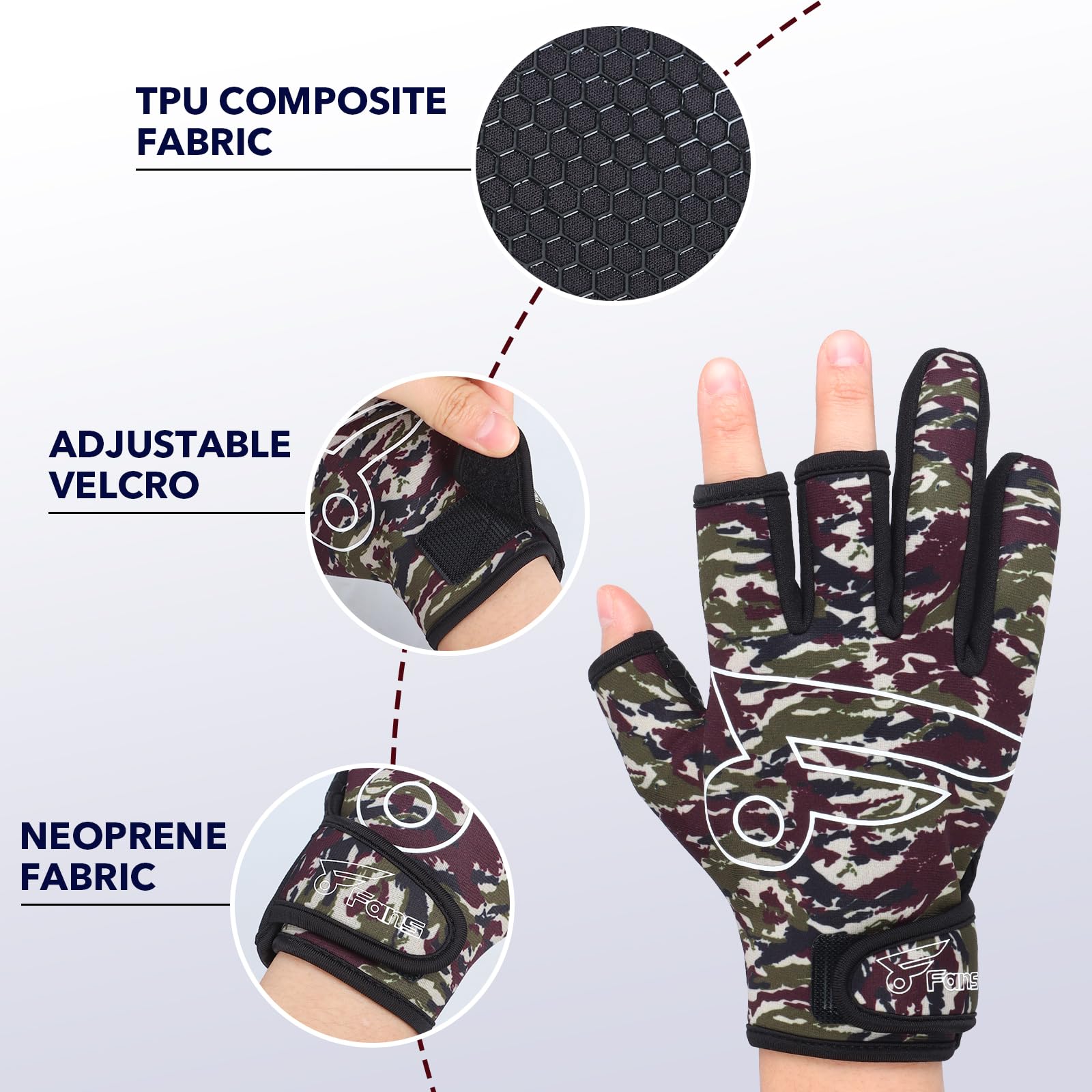 8Fans Fishing Gloves - Finger  - Women'S Kayak Accessories review and price