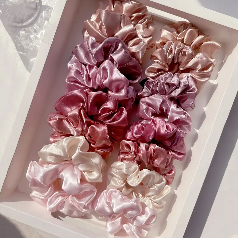 16pcs Soft Satin Scrunchies El - Scrunchie Satin Set review and price
