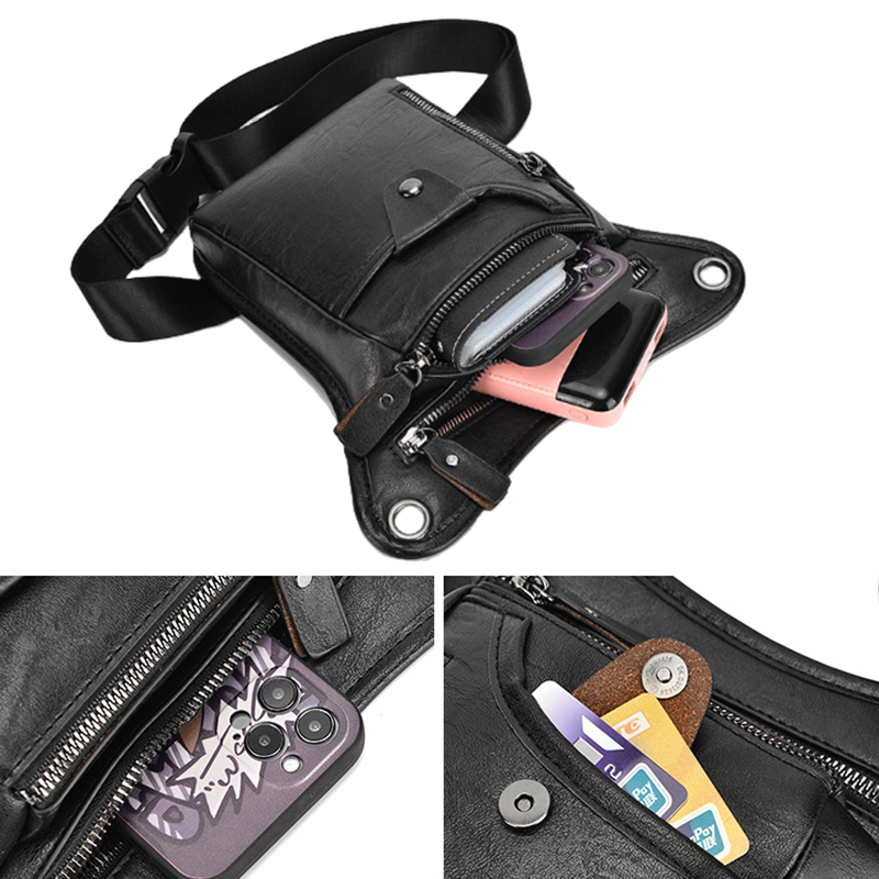 Vintage Pu Leather Waist Pack  - Women Electronic Accessories review and price