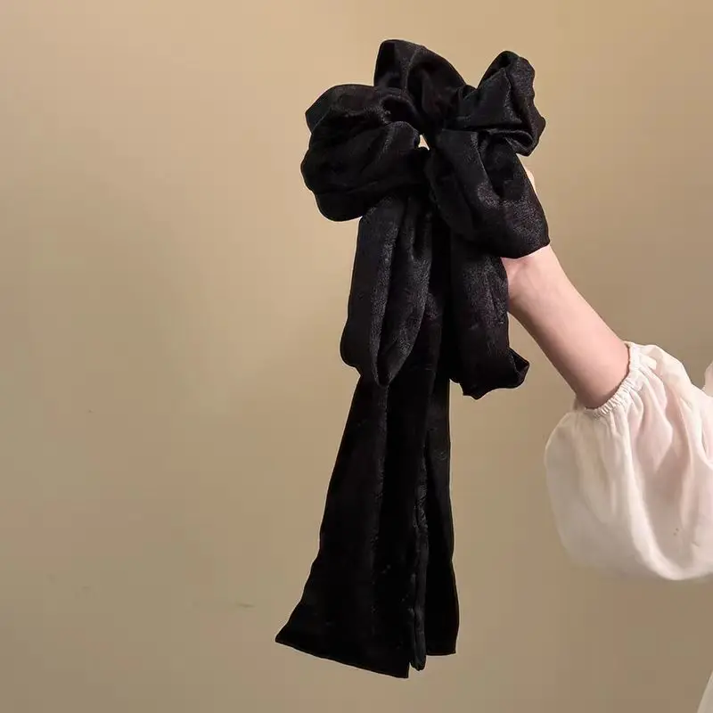 French Vintage Bow Hair Tie Se - Scrunchie Satin Set review and price
