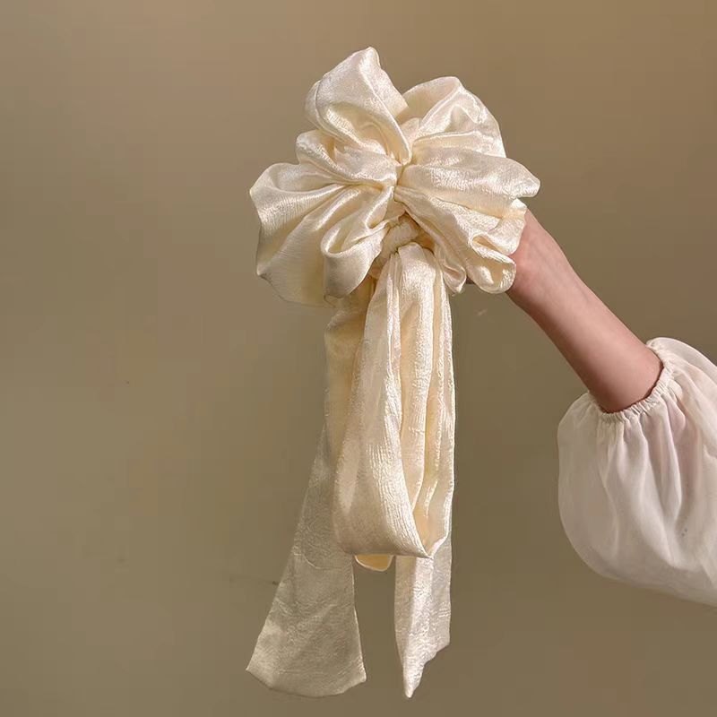 French Vintage Bow Hair Tie Se - Scrunchie Satin Set review and price